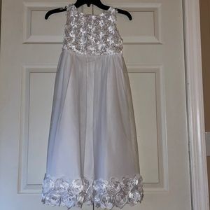 girls white dress